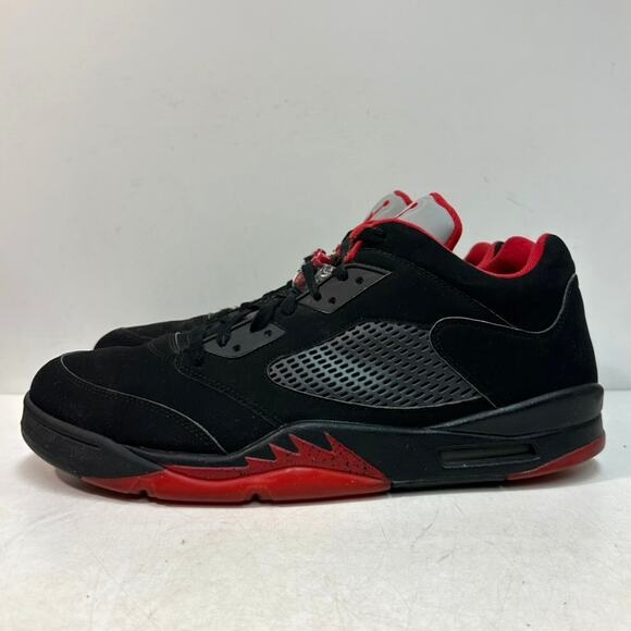VERY GOOD Nike Air Jordan 5 Retro Low "Alternate 90" Basketball Shoe Bred US 16 - Picture 3 of 11